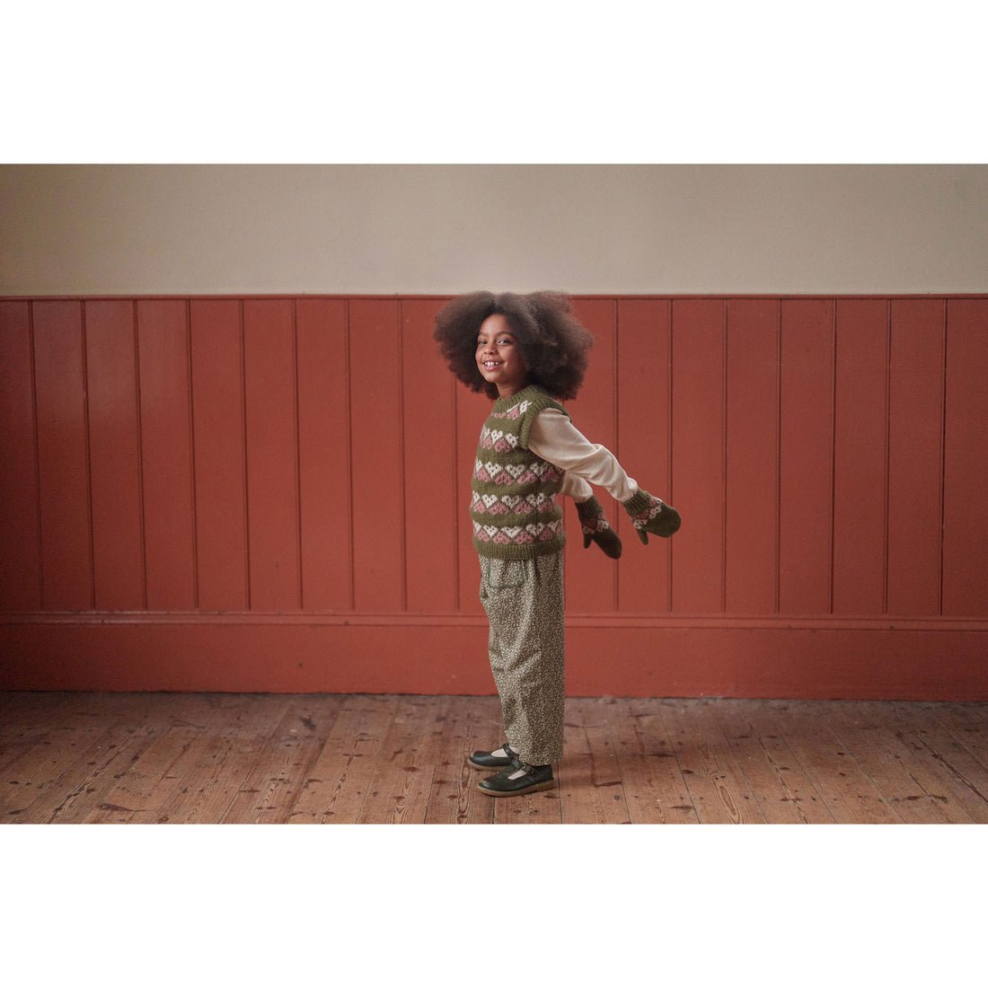 Little Cotton Clothes Combe Floral Charlotte Trousers