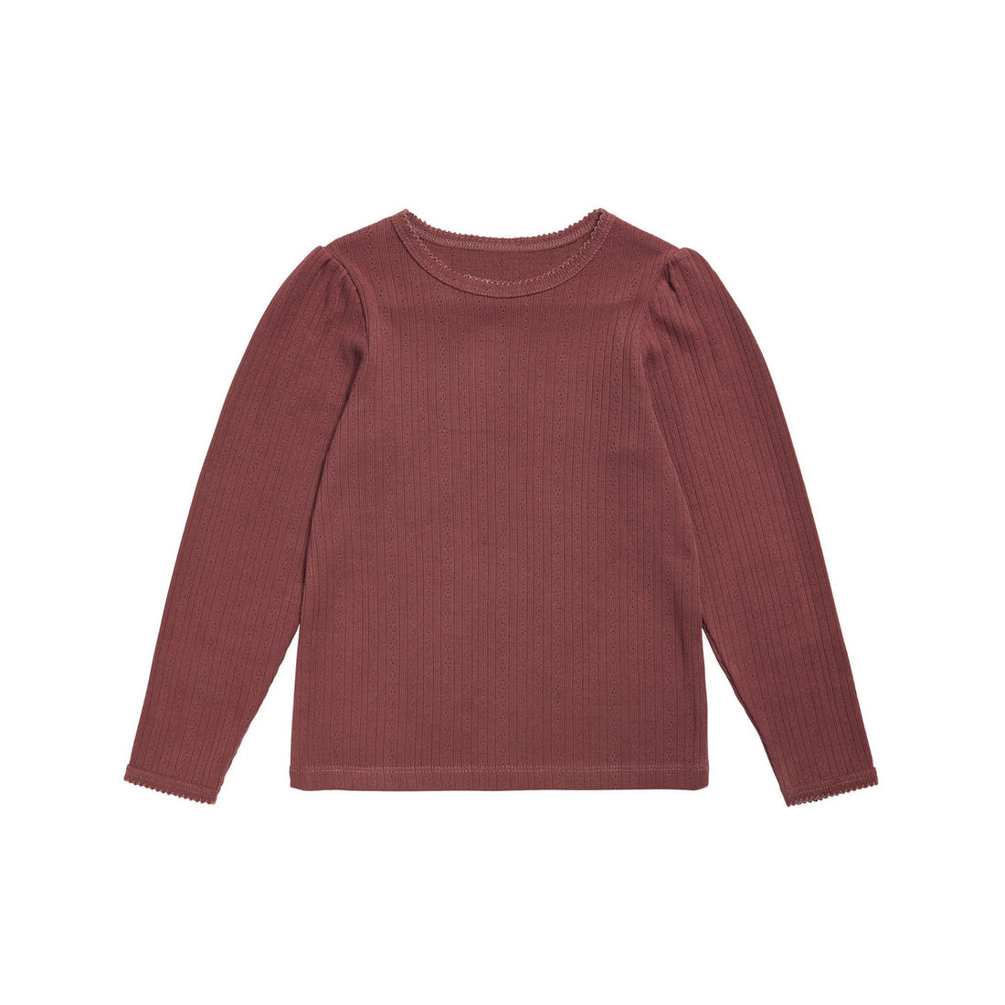 Little Cotton Clothes Redcurrent Organic Pointelle T-shirt