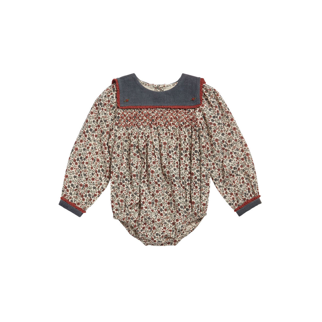 Little Cotton Clothes Cottage Floral Hallie Romper