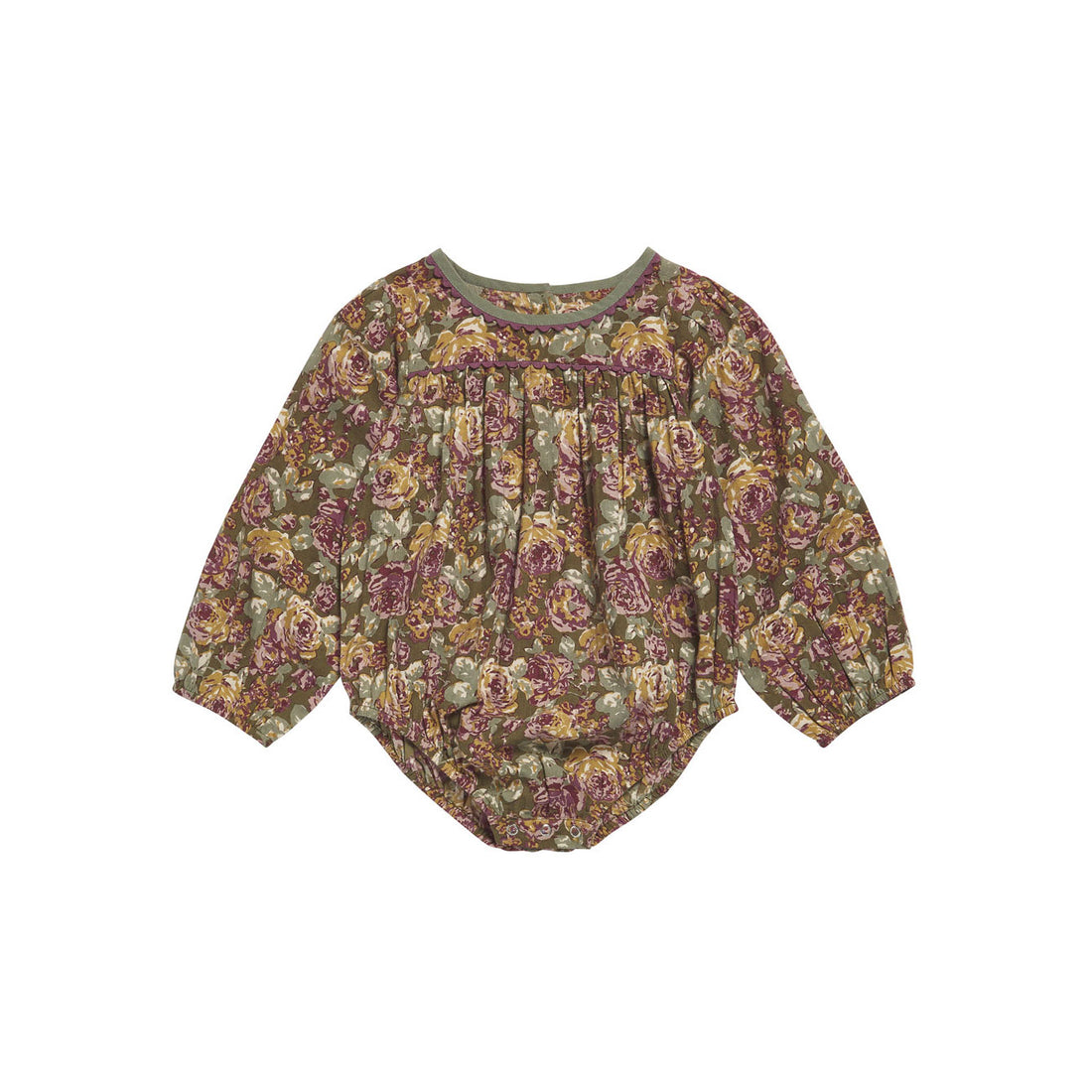 Little Cotton Clothes Wallpaper Floral Lily Romper