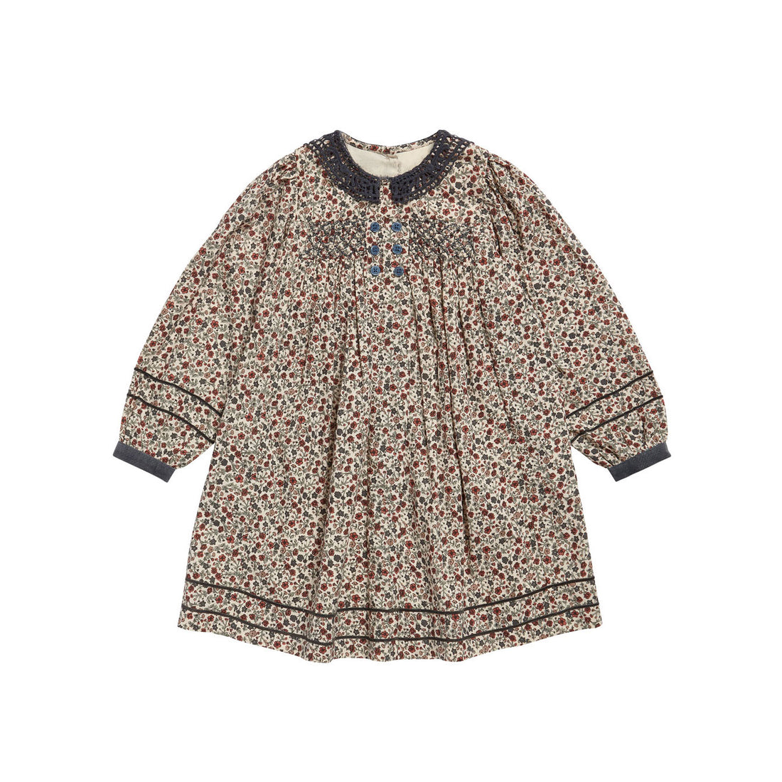 Little Cotton Clothes Cottage Floral Etta Smocked Dress