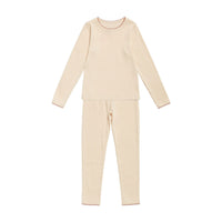 Little Cotton Clothes Buttermilk Pointelle Pyjamas