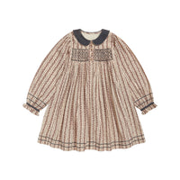 Little Cotton Clothes Mallory Floral Elizabeth Smocked Dress