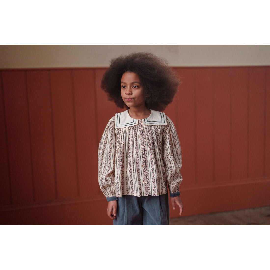 Little Cotton Clothes Mallory Floral Petra Blouse