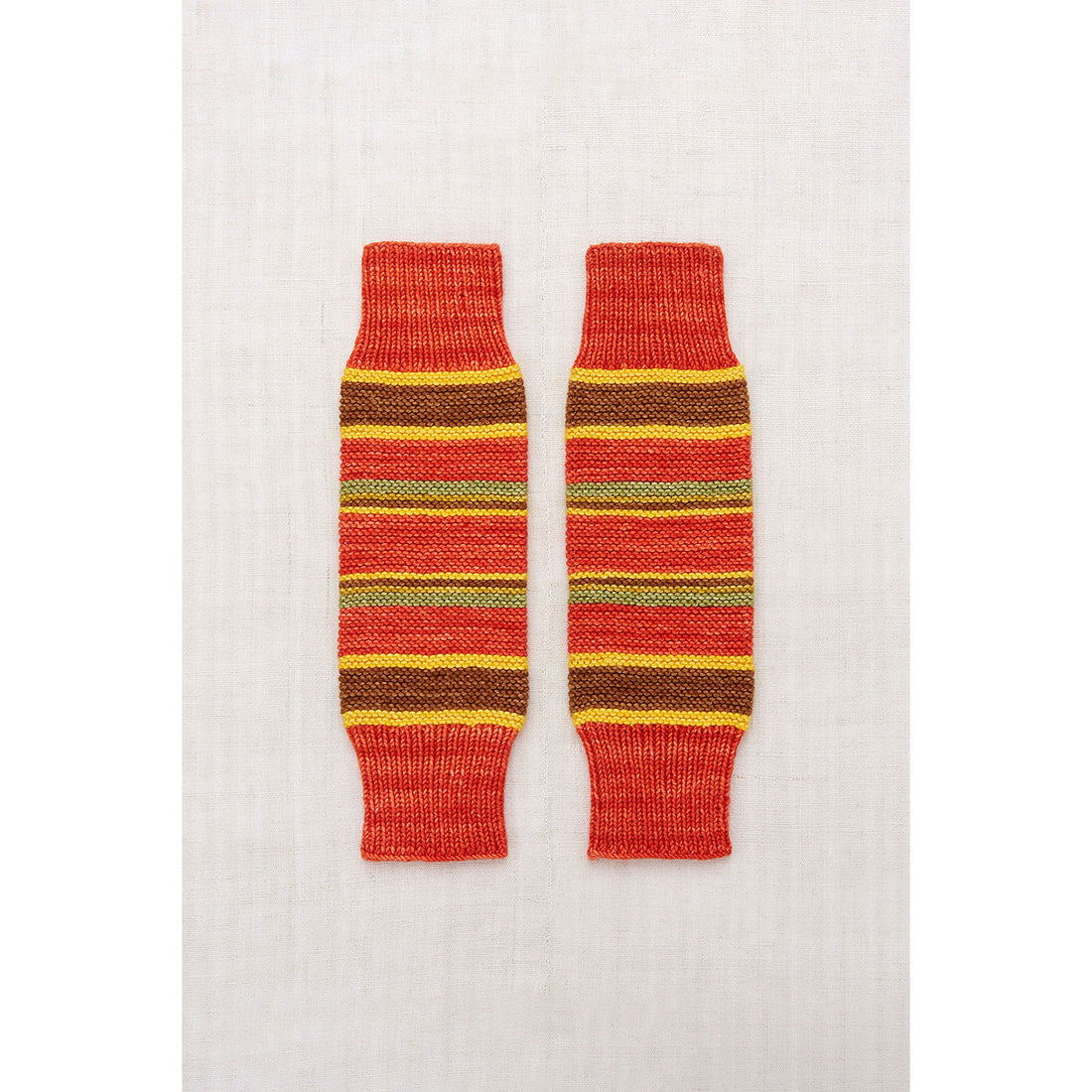 Misha and Puff Red Flame Log Cabin Legwarmer