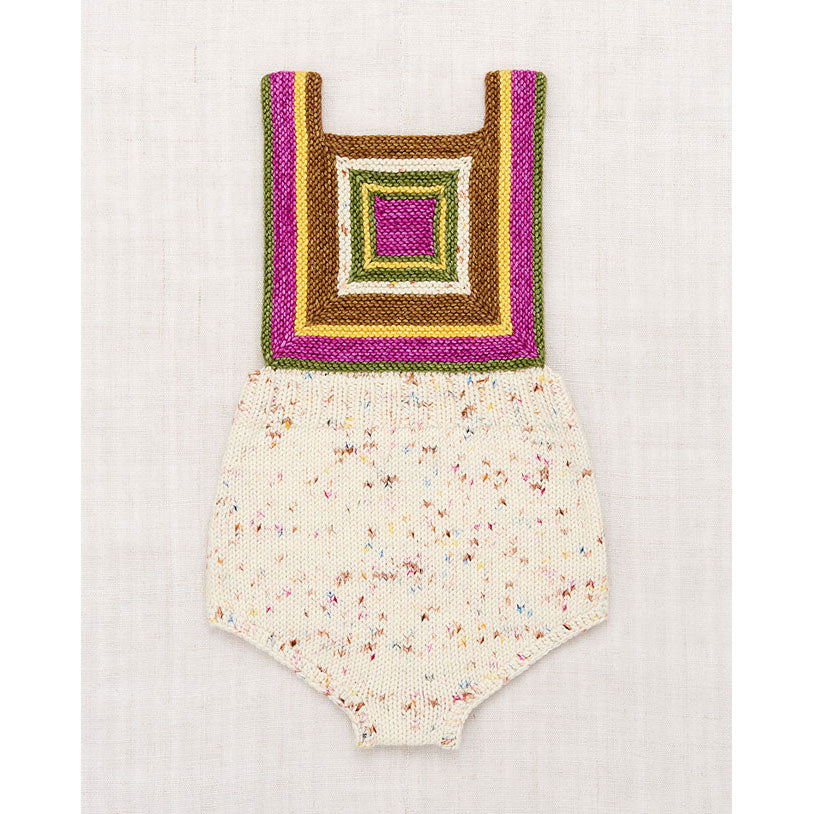 Misha and Puff Confetti Log Cabin Romper