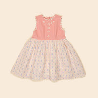 Apolina Rosepanel Cream/Peony Lola Dress