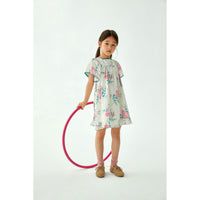 Cera Una Volta Pink Roses Luna Dress