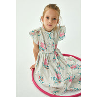 Cera Una Volta Pink Roses Delphine Dress