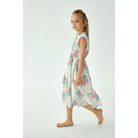 Cera Una Volta Pink Roses Delphine Dress