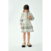 Cera Una Volta Black Stripes Tatiana Skirt
