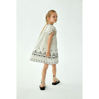 Cera Una Volta Black Stripes Lucilla Dress