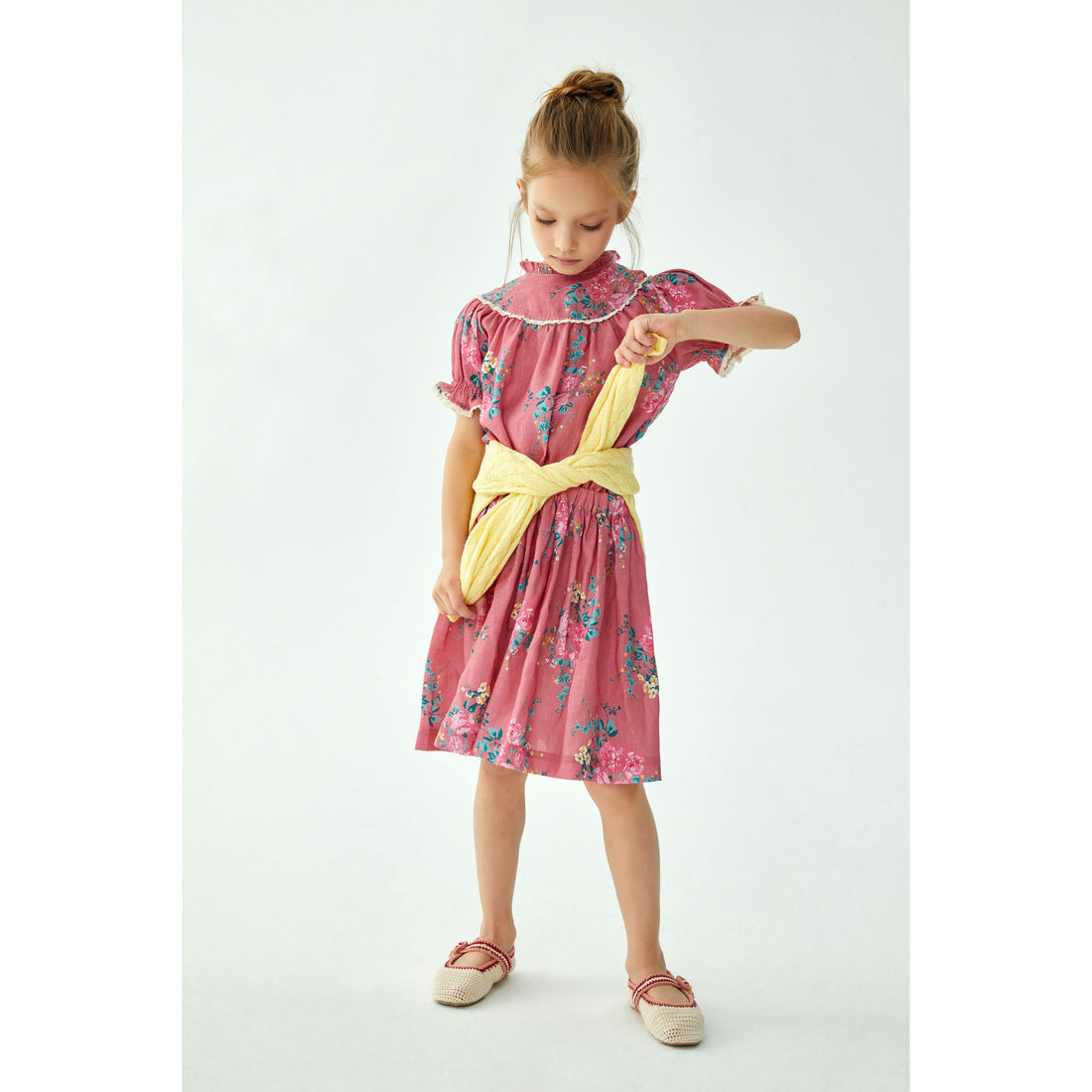 Cera Una Volta Pink Flowers July Skirt