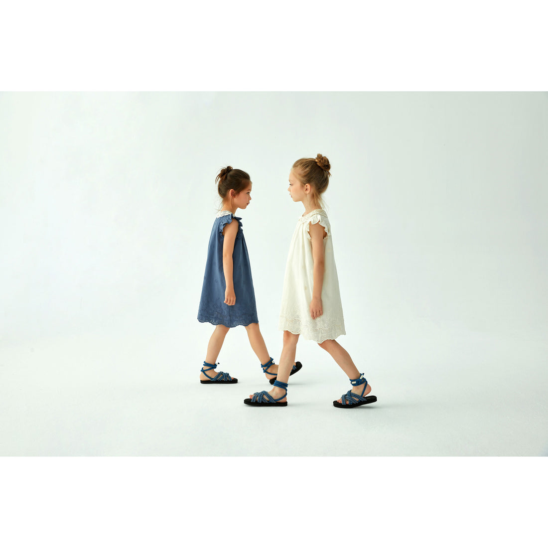 Cera Una Volta Dusty Blue Antonella Dress