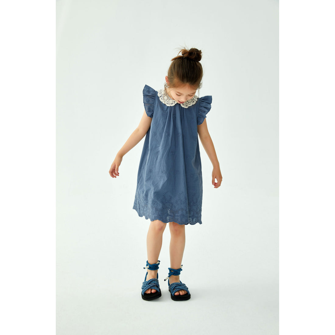 Cera Una Volta Dusty Blue Antonella Dress
