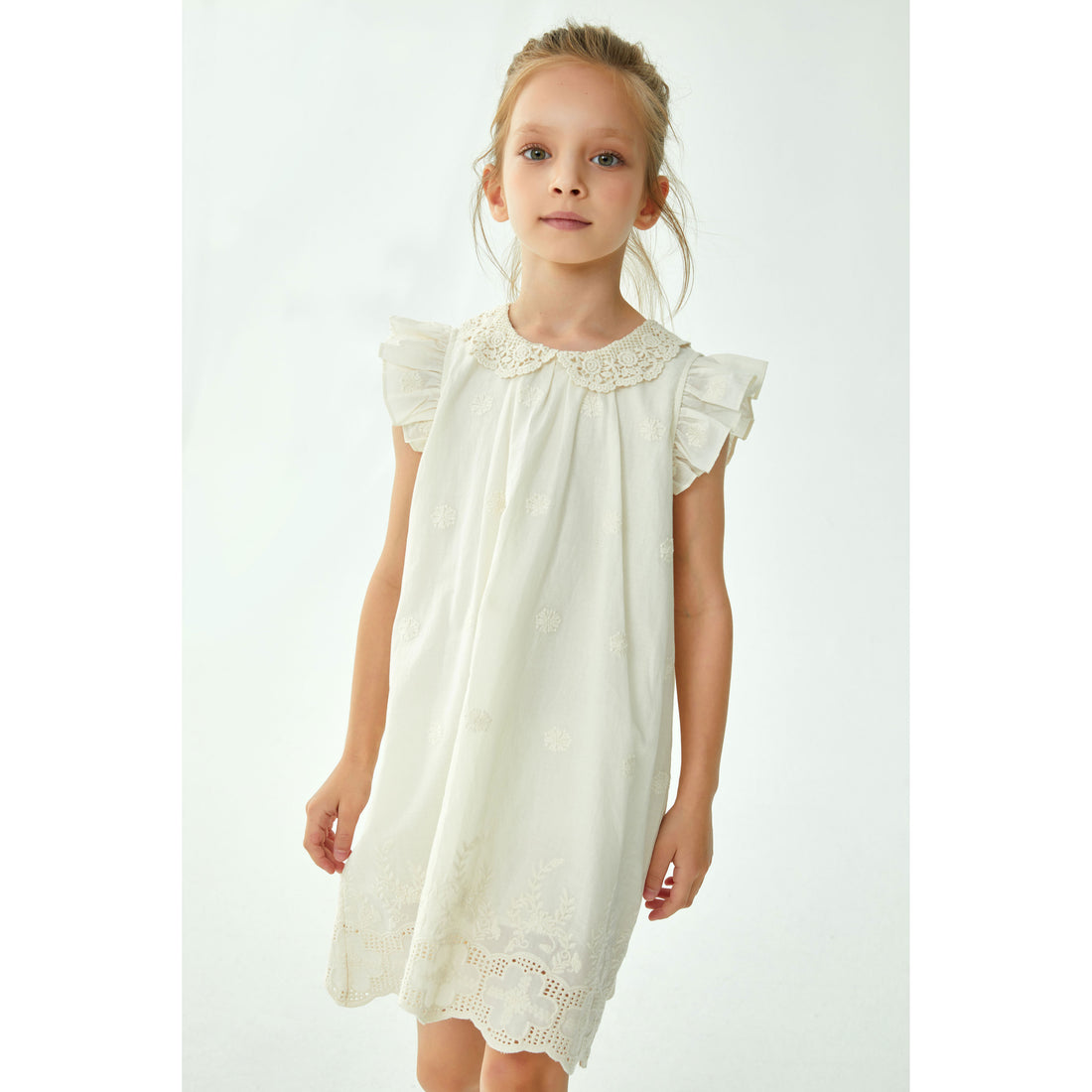 Cera Una Volta Cream Antonella Dress