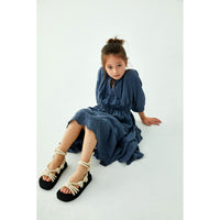 Cera Una Volta Dusty Blue Olivia Dress