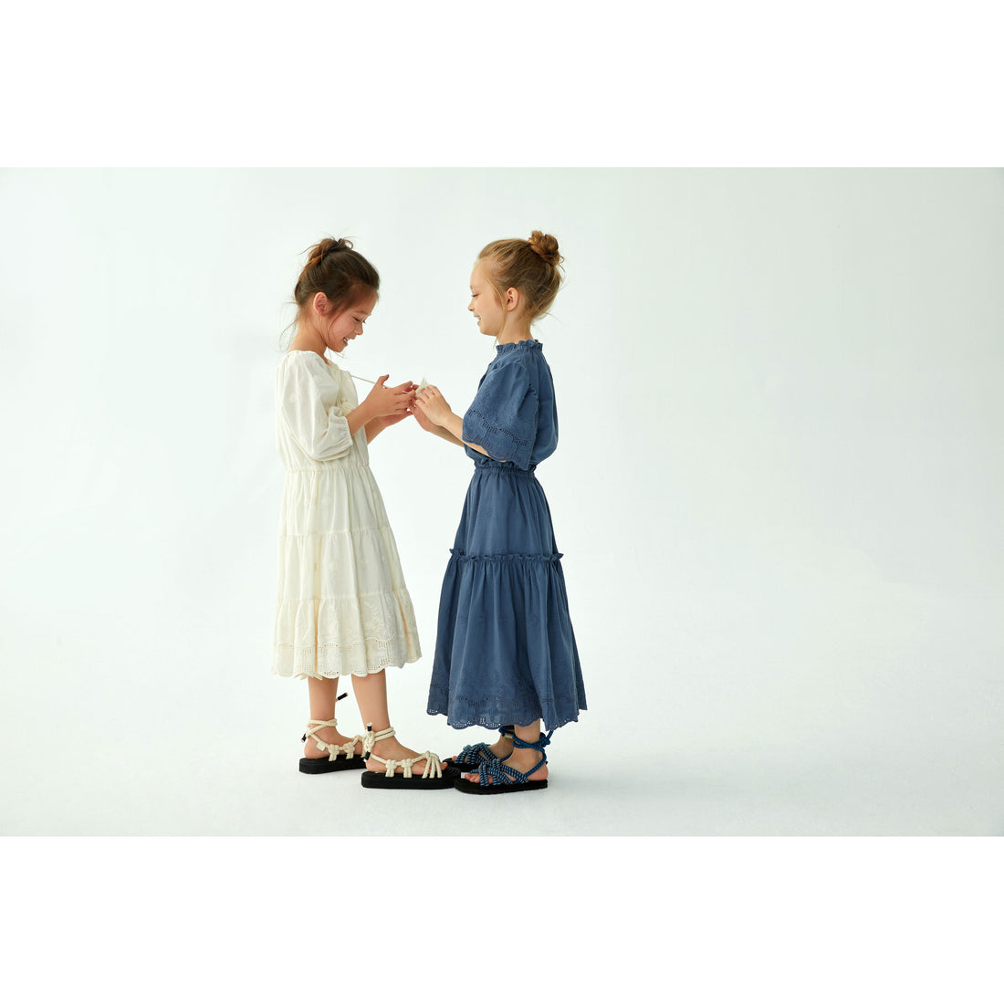 Cera Una Volta Dusty Blue Patricia Skirt