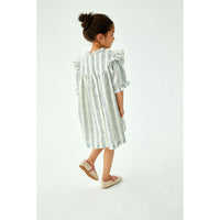 Cera Una Volta Blue Stripes Raffaella Dress