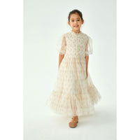 Cera Una Volta Cream Flower Valentina Dress
