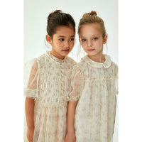 Cera Una Volta Cream Flower Deborah Dress