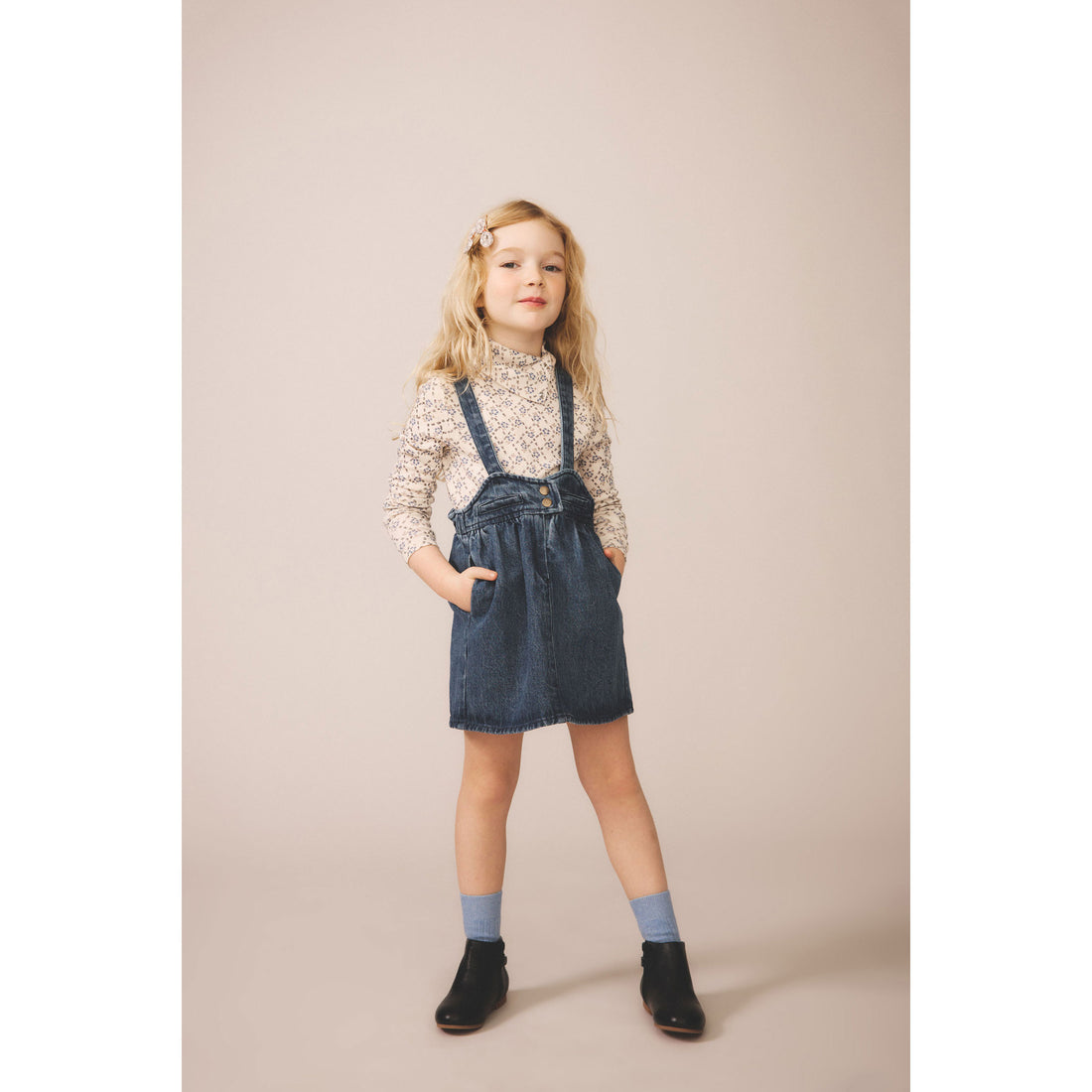 SOOR PLOOM Denim Wash Minnie Pinafore