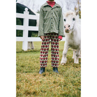 Misha and Puff Berry Feather Jacquard  Andre Pant