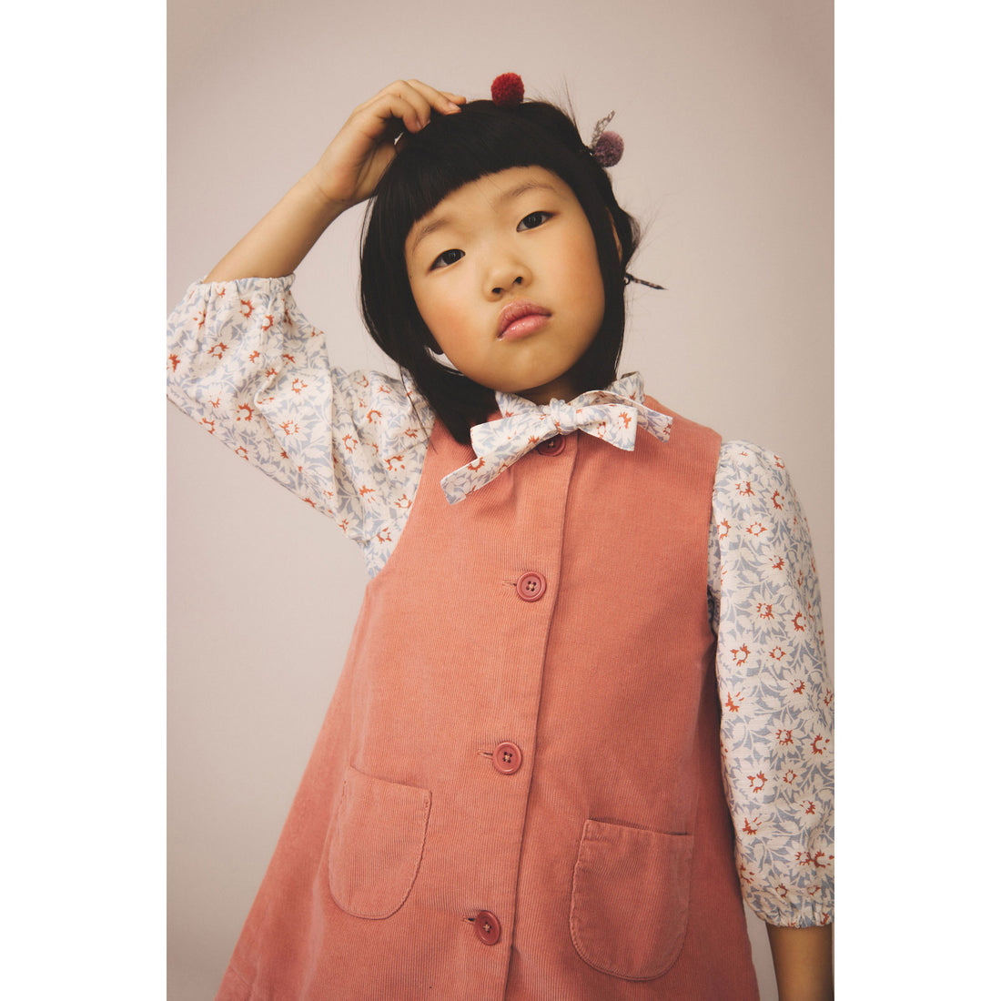 SOOR PLOOM Talc Mums Print Wynee Blouse