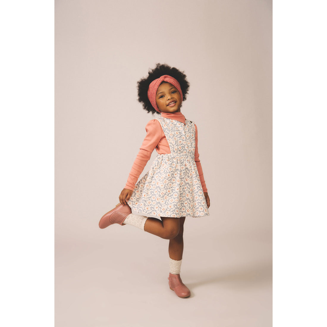 SOOR PLOOM Powder Mums Print Tippi Pinafore