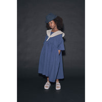Little Creative Factory  Cream/Dark Blue Cruise Dress