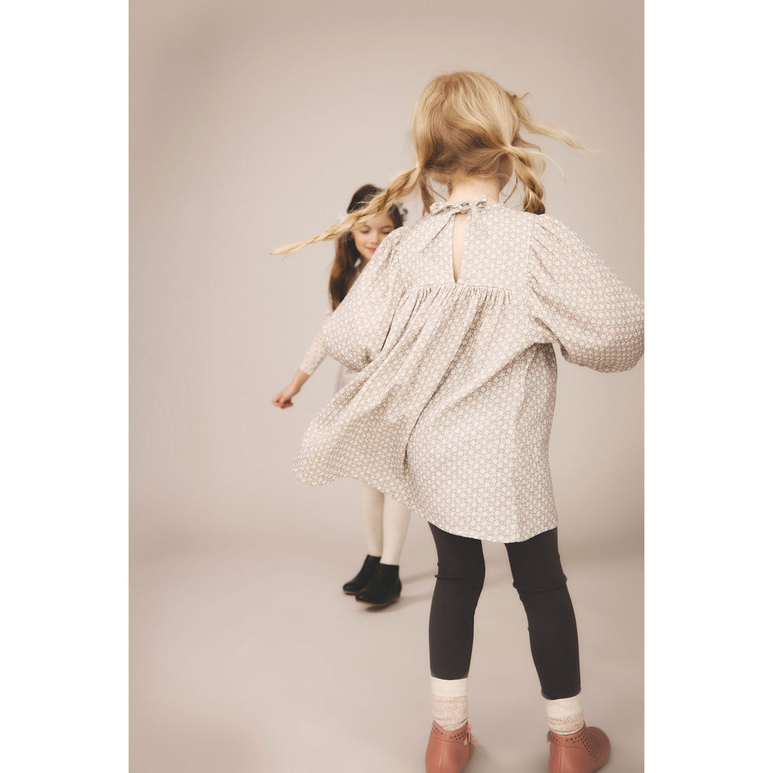 SOOR PLOOM Rose Smoke Filigree Print Clementine Dress