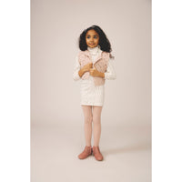 SOOR PLOOM Rose Smoke Pointelle Rib Tights