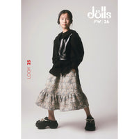 Little Creative Factory Grey Flower Jacquard April Skirt