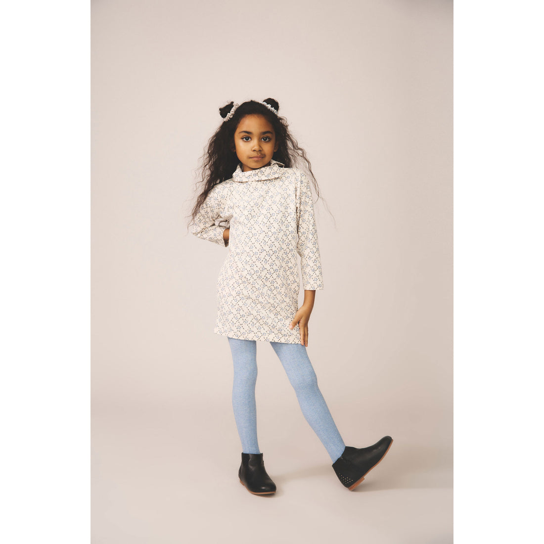 SOOR PLOOM Talc Pointelle Rib Tights