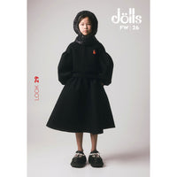 Little Creative Factory Black Nikki Turtleneck Top