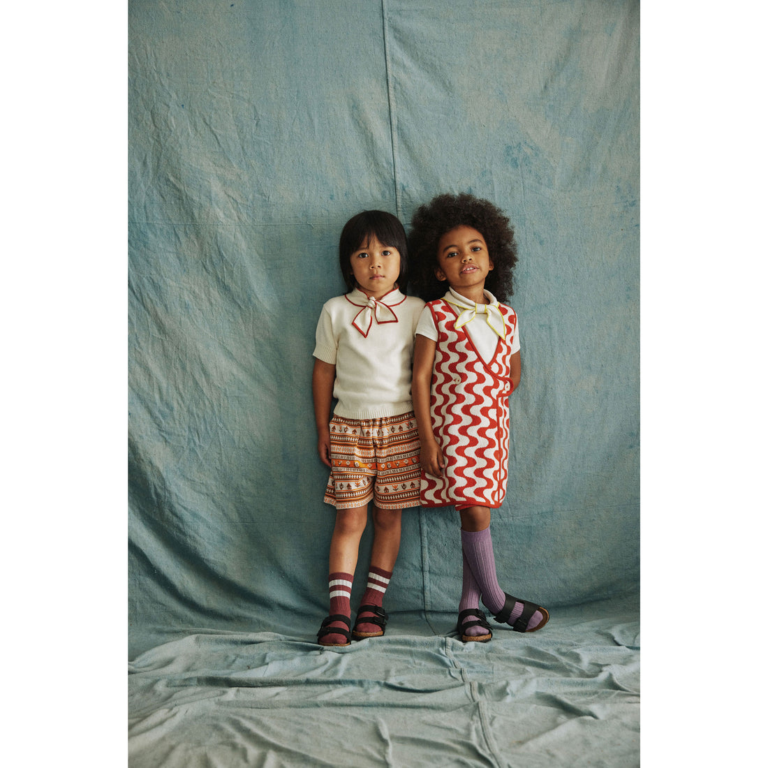 Misha and Puff Sienna Marble Jacquard Bibi Dress