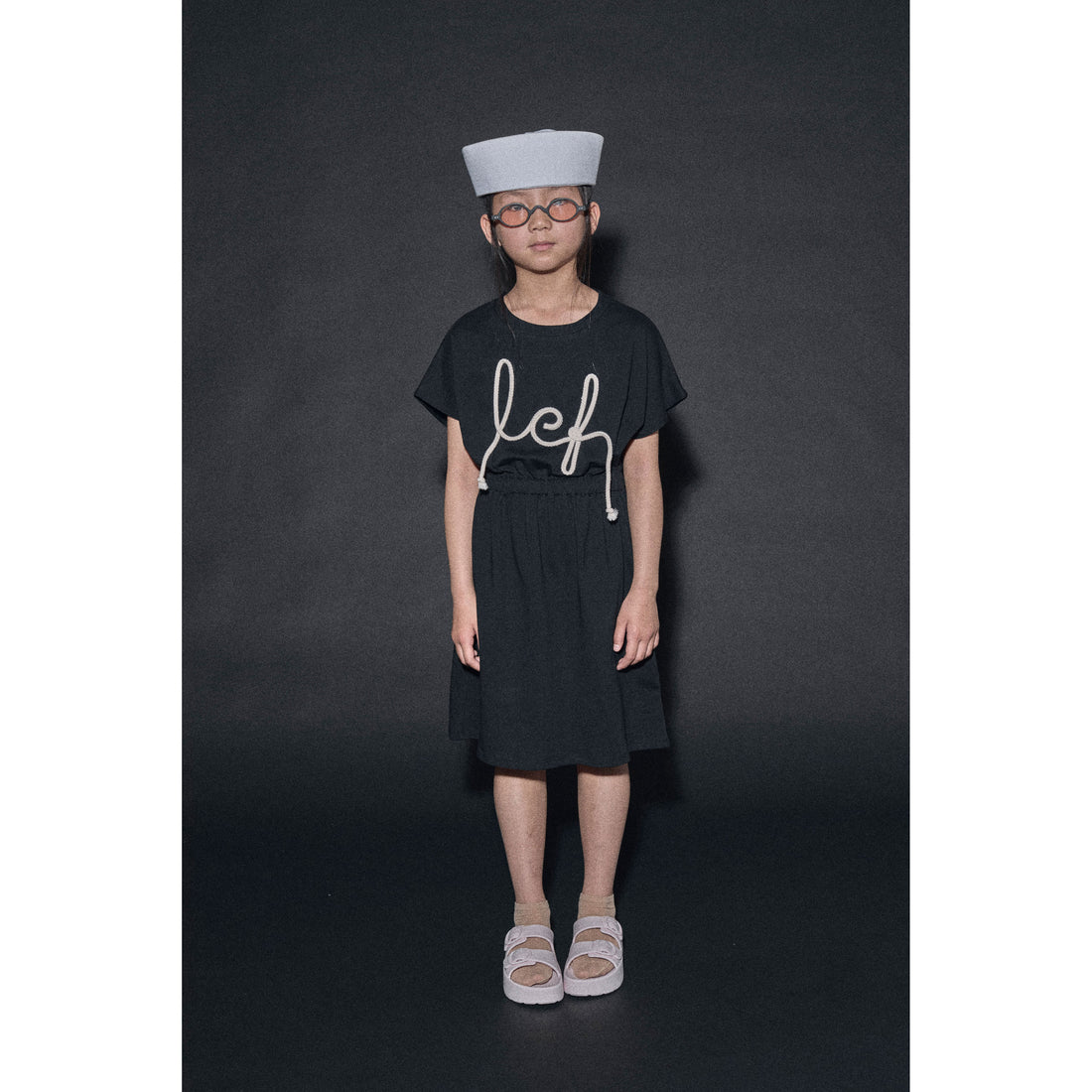 Little Creative Factory  Black Soft On Board Dress