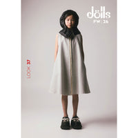 Little Creative Factory Grey Melange Jaki Straight Dress