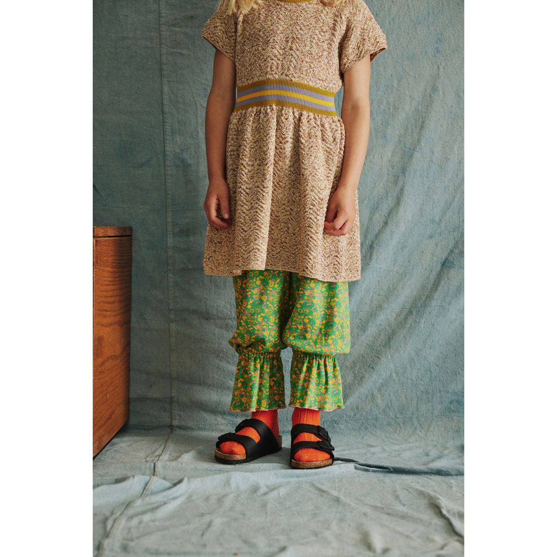 Misha and Puff Cedar Marl Chevron Mia Dress