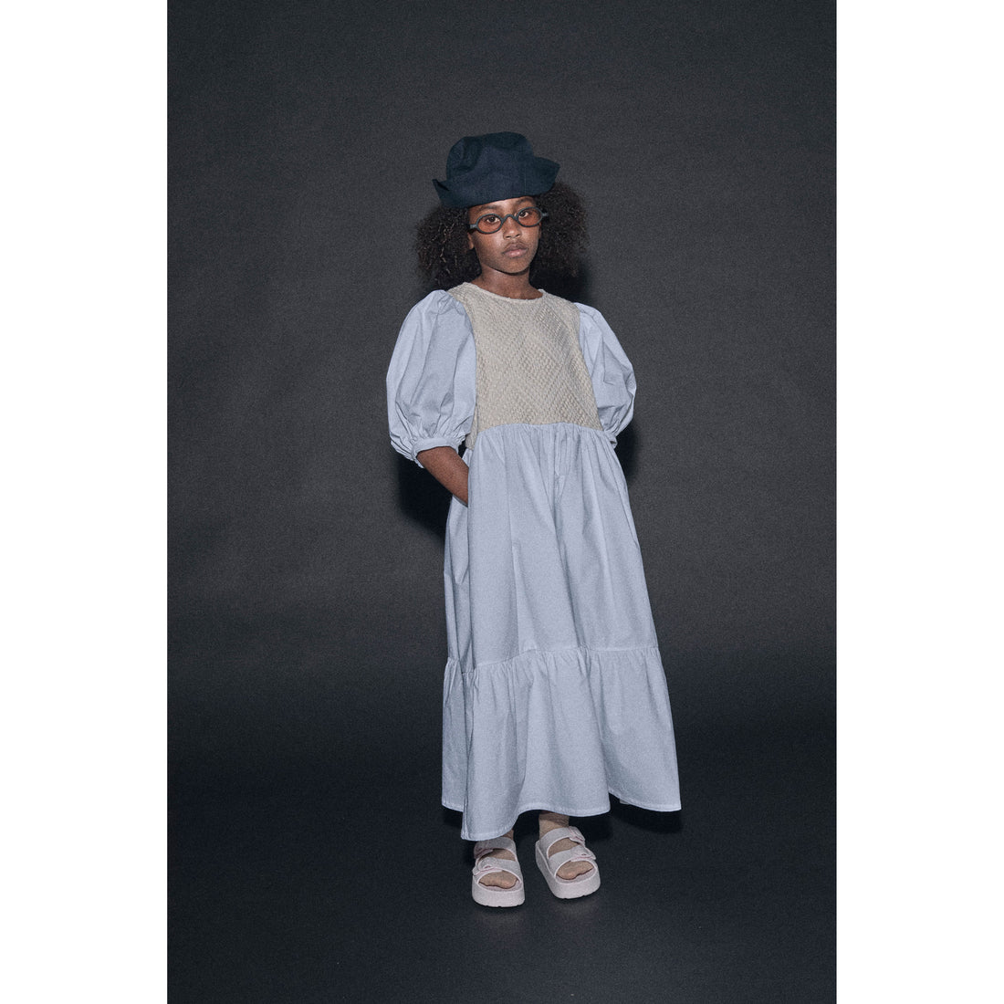 Little Creative Factory  Cream/White Iconic Dress