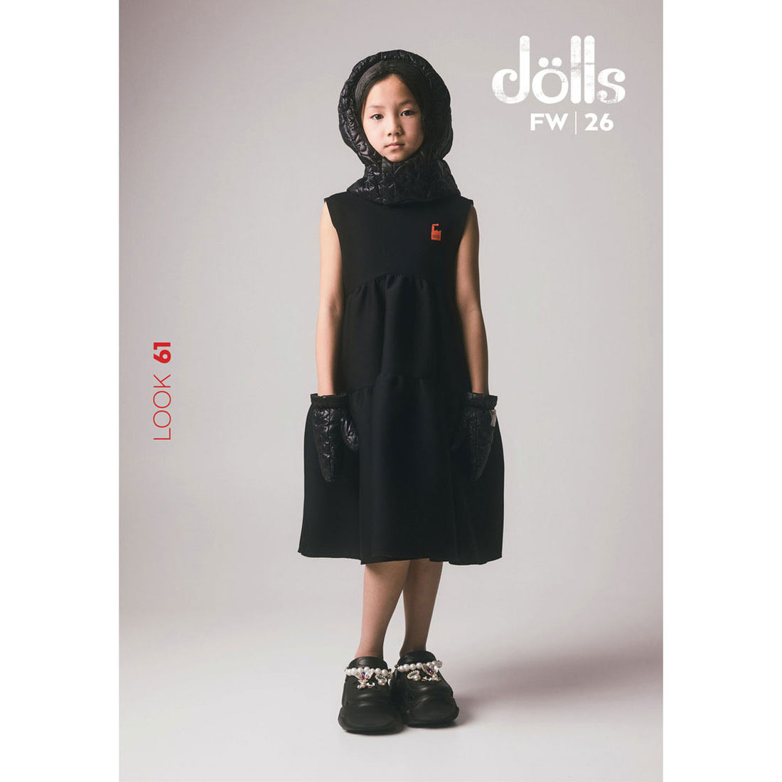 Little Creative Factory Black Doll Apron Dress