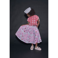 Little Creative Factory  Flower Print Coral Reef Skirt