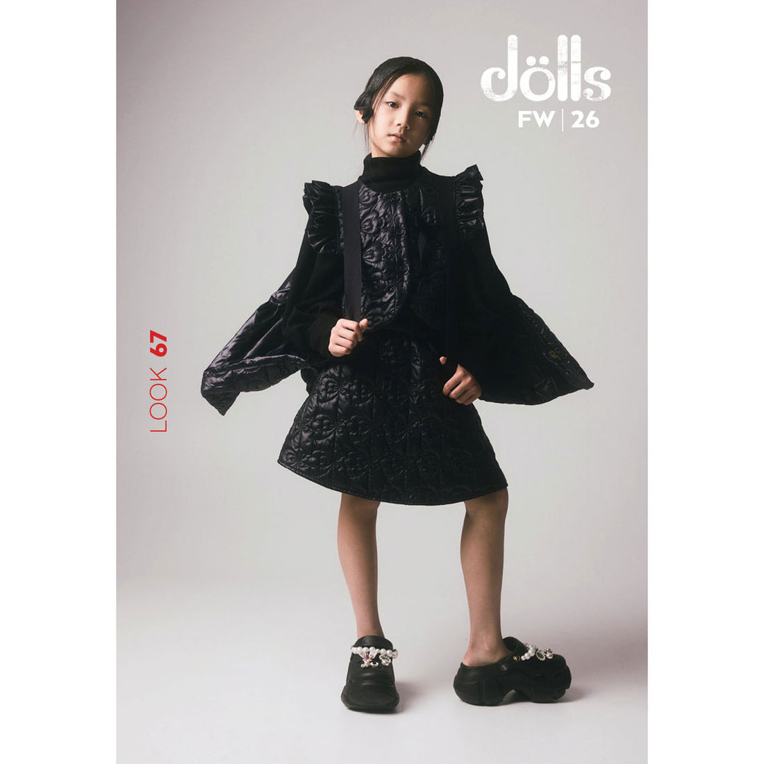 Little Creative Factory Black Bjork Mini Skirt