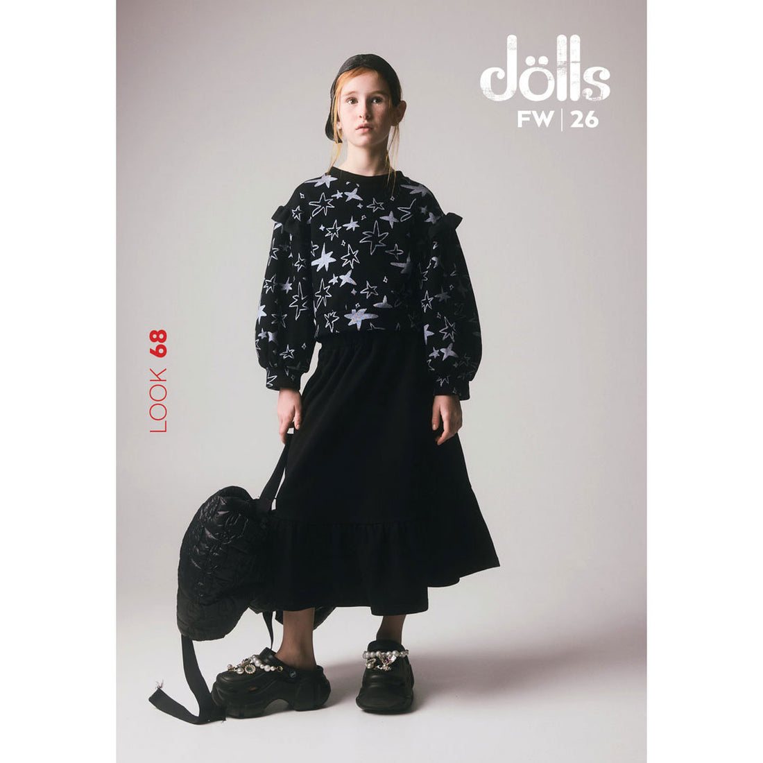 Little Creative Factory Black Stella Skirt