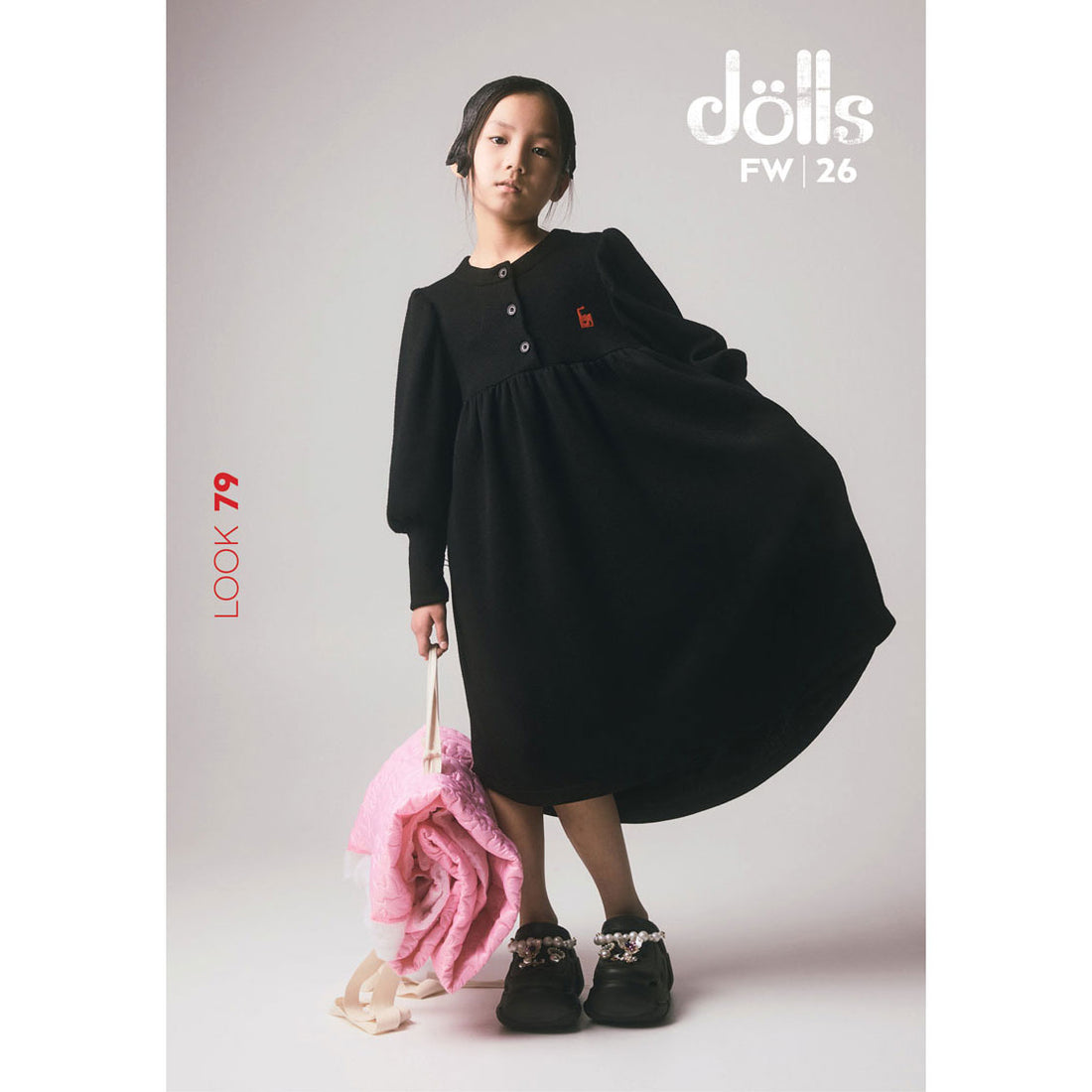 Little Creative Factory Black Nikki Dress