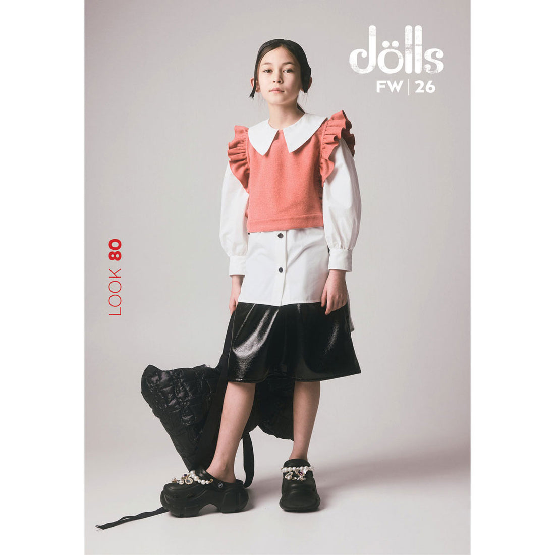 Little Creative Factory White Mia Collar Shirt