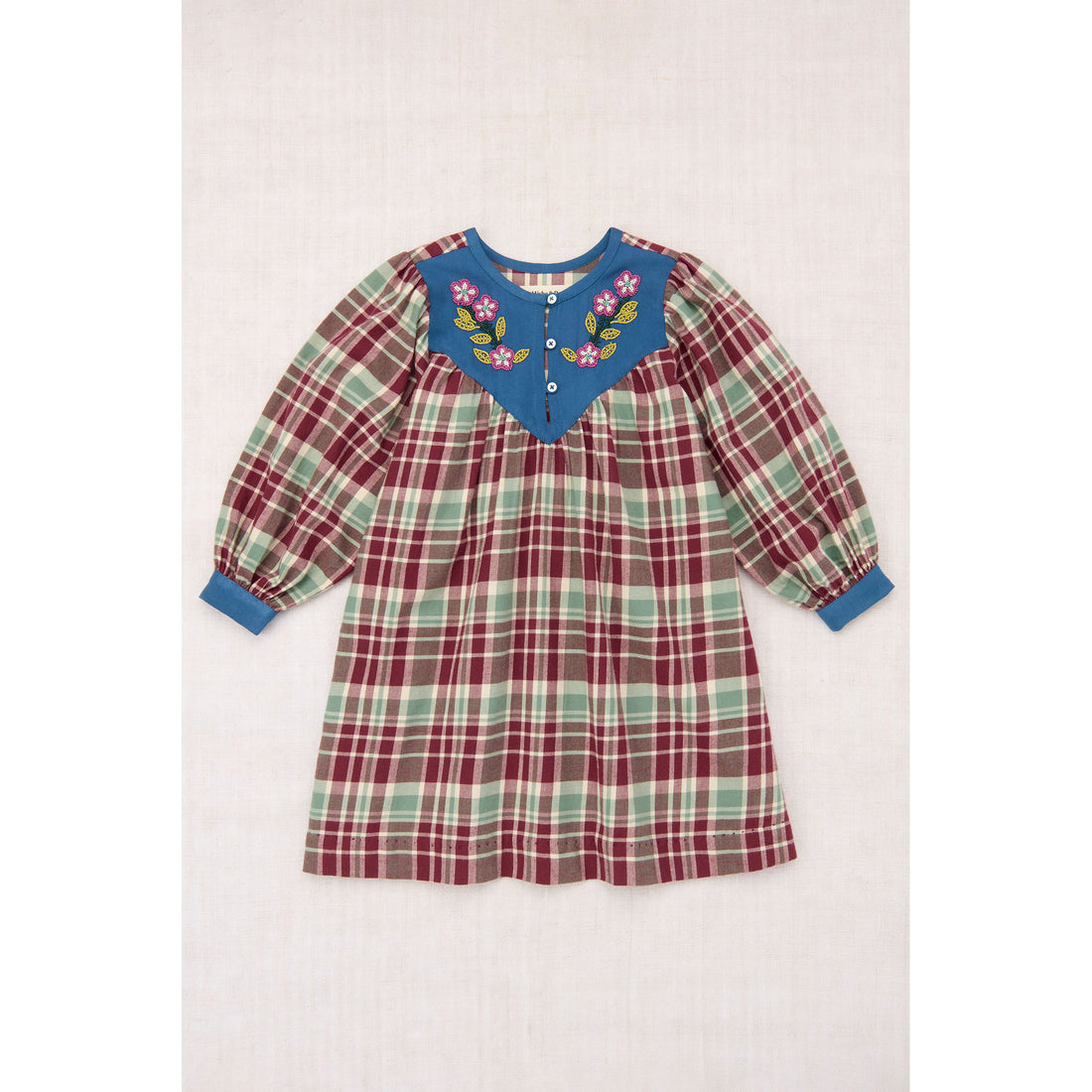 Misha and Puff Madder Root Plaid Loretta Dress