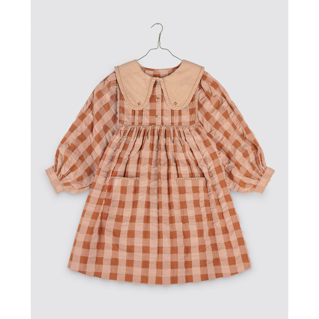 Little Cotton Clothes Seersucker Gingham Lottie Dress