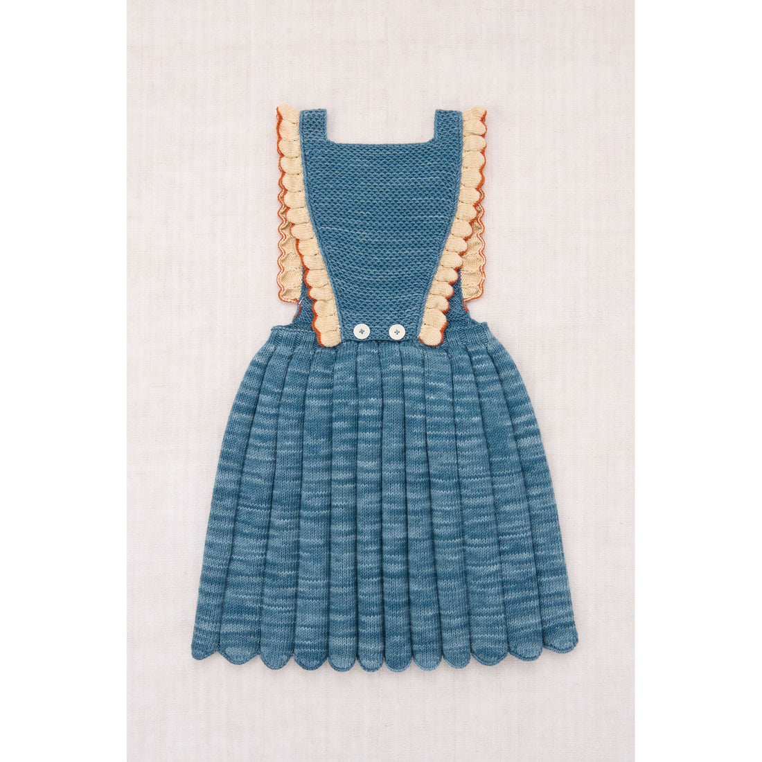 Misha and Puff Blue Slate Louisa Pinafore