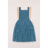 Misha and Puff Blue Slate Louisa Pinafore